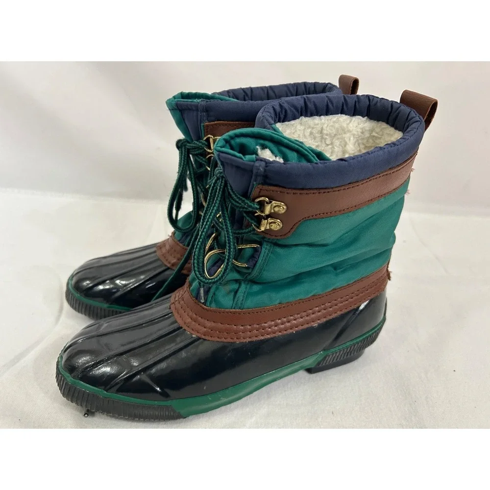 Sports‎ Treds Green Snow Duck Boots Thinsulate Women's Size 7